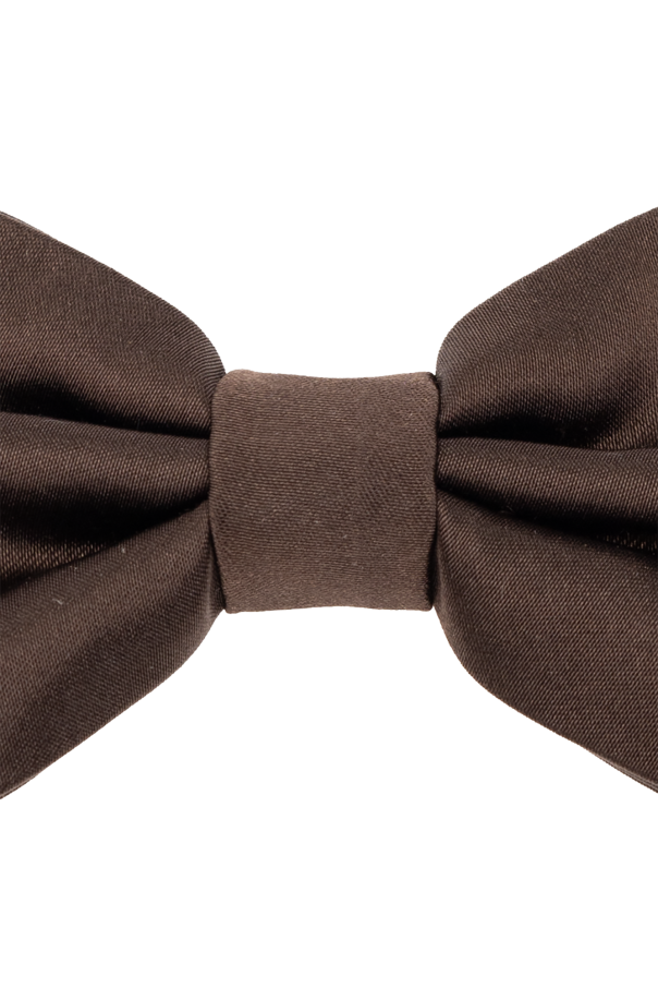 Dolce & Gabbana White Silk Bowtie main image 1